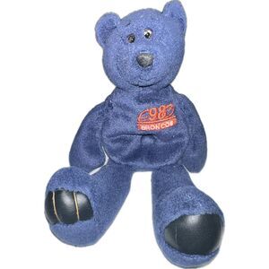 ‘98‎ Limited Treasures Denver Broncos Terrell Davis #30 NFL Pro Beanie Baby Bear